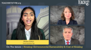 Senate Page, Akshara Srinivas